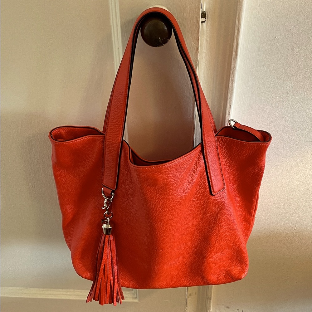Coccinelle Orange Tote Bag